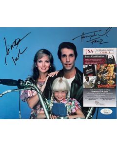 Happy Days Henry Winkler & Linda Pearl w/JSA COA 
