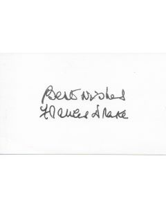 Frances Drake Les Misérables 1912-2000 signed album page/card