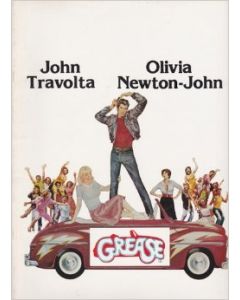 Grease 1978 original movie program