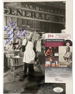 Green Acres Frank Cady & Tom Lester w/JSA COA