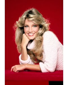 Heather Locklear-white sweater