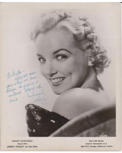 Helen O'Connell (Signature personalized to Duke) - Vintage Photo