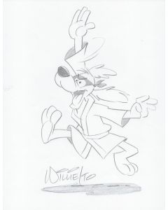 Hong Kong Phooey original drawing signed by artist Willie Ito