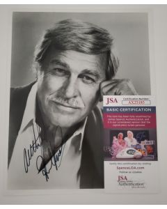 Howard Keel DALLAS, ANNIE GET YOUR GUN Rip signed 8x10 W/JSA # G01