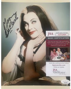 Yvonne De Carlo THE MUNSTERS Original Autographed 8X10 photo w/ JSA COA