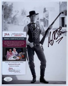 Hugh O Brien WYATT EARP W/ JSA 8X10 #335