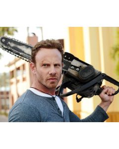 Ian Ziering-SHARKNADO BLUE SHIRT