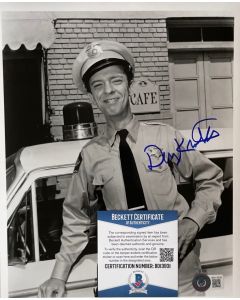 Don Knotts RIP Andy Griffith Show w/Beckett COA