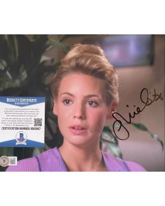Olivia D'Abo Star Trek 8x10 w/Beckett COA #5