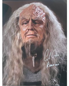 Alan Oppenheimer STAR TREK TNG Koroth Original 8X10 Signed Photo #5