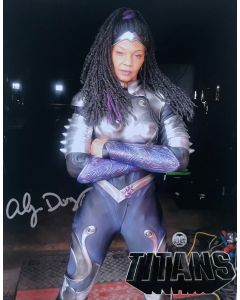 Alyma Dorsey DC TITANS TV SERIES Original 8X10 Signed Photo #4  thehollywoodshow (13842)