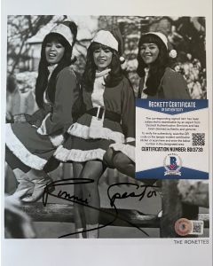 Ronnie Spector The Ronettes RIP 8x10 w/Beckett COA