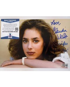 Claudia Wells Back To The Future 8x10 w/Beckett COA