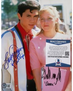 Lou diamond phillips & Danielle von Zerneck La Bamba 8x10 w/Beckett COA