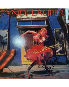 She's So Unusual Original Autographed LP signed by Cyndi Lauper