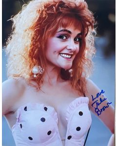 Julie Brown EARTH GIRLS ARE EASY 1988 Original Signed 8x10 Photo #2