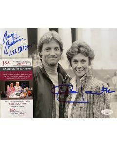 Kate Jackson & Bruce Boxleitner SCARECROW & Mrs. Original Signed 8x10 JSA COA #7