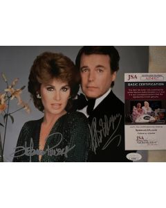 Hart to Hart Stefanie Powers & Robert Wagner signed 8x10 photo w/JSA COA #7