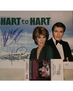 Hart to Hart Stefanie Powers & Robert Wagner signed 8x10 photo w/JSA COA #9