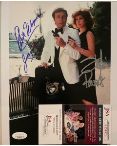 Hart to Hart Stefanie Powers & Robert Wagner signed 8x10 photo w/JSA COA #10