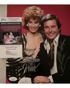 Hart to Hart Stefanie Powers & Robert Wagner signed 8x10 photo w/JSA COA #11
