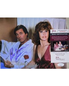 Hart to Hart Stefanie Powers & Robert Wagner signed 8x10 photo w/JSA COA #14
