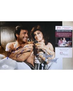 Hart to Hart Stefanie Powers & Robert Wagner signed 8x10 photo w/JSA COA #17