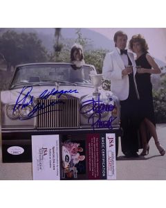 Hart to Hart Stefanie Powers & Robert Wagner signed 8x10 photo w/JSA COA #18