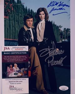 Hart to Hart Stefanie Powers & Robert Wagner signed 8x10 photo w/JSA COA #19