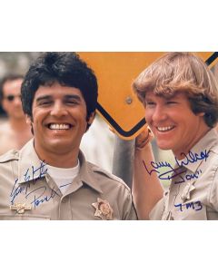 CHIPs Larry Wilcox & Erik Estrada 8x10 signed photo #61