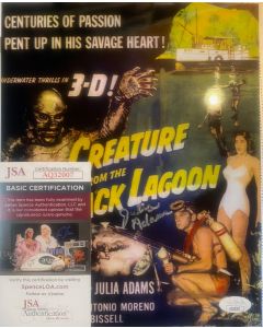 Julie Adams (1926-2019) Creature From the Black Lagoon 8X10 w/JSA COA #3