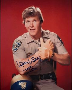 Larry Wilcox CHIPs 8x10 signed photo 8