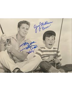 Leave It to Beaver Jerry Mathers & Tony Dow 8x10 signed photo 17