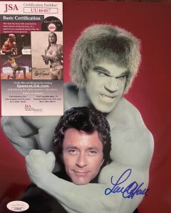 Lou Ferrigno The Hulk w/JSA COA 2