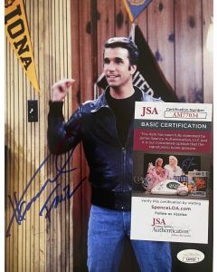 Henry Winkler HAPPY DAYS FONZIE Original 8X10 Autographed Photo w/JSA COA #19