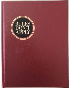 Rules Don't Apply Leatherbound Original Movie Script 