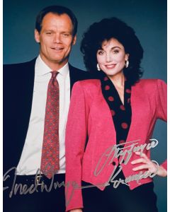 Fred Dryer & Stepfanie Kramer Hunter Original Autographed 8X10 Photo #11