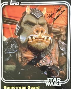 Stephen Costantino Star Wars signed 8X10 photo #5
