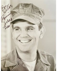 Ronnie Shcell  Gomer Pyle signed 8X10 #4