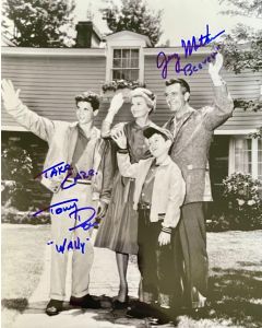 Jerry Mathers & Tony Dow Leave it to Beaver signed 8X10 #28