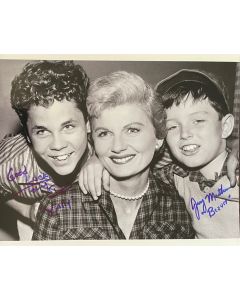 Jerry Mathers & Tony Dow Leave it to Beaver signed 8X10 #29