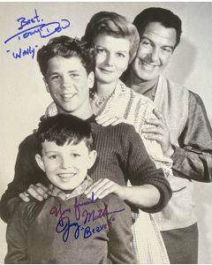 Jerry Mathers & Tony Dow Leave it to Beaver signed 8X10 #31