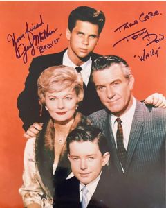Jerry Mathers & Tony Dow Leave it to Beaver signed 8X10 #40