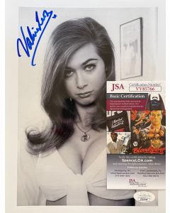 Valerie Leon The Spy Who Loved Me, And Never Say Never 007 signed 8x10 w/JSA COA #3