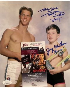 Leave It to Beaver Tony Dow & Jerry Mathers #13 w/JSA COA