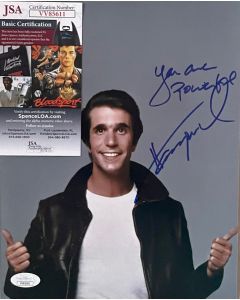 Henry Winkler Happy Days w/JSA COA 8