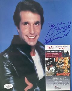 Henry Winkler Happy Days w/JSA COA 10