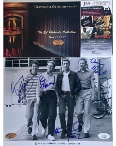 Happy Days Signed by 4 Ron Howard, Donny Most, Henry Winkler, Anson Williams w/JSA COA 3