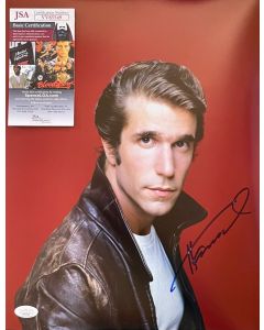 Henry Winkler Happy Days 11x14 w/ JSA COA