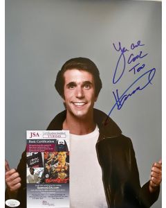 Henry Winkler #12 Happy Days 11x14 w/ JSA COA